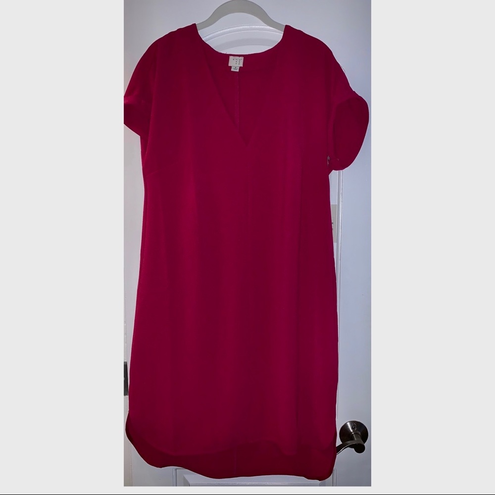 Vneck Shift Dress